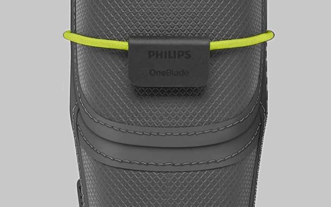 Freelance designer Eefje Sandmann shaver pouch design for Philips OneBlade