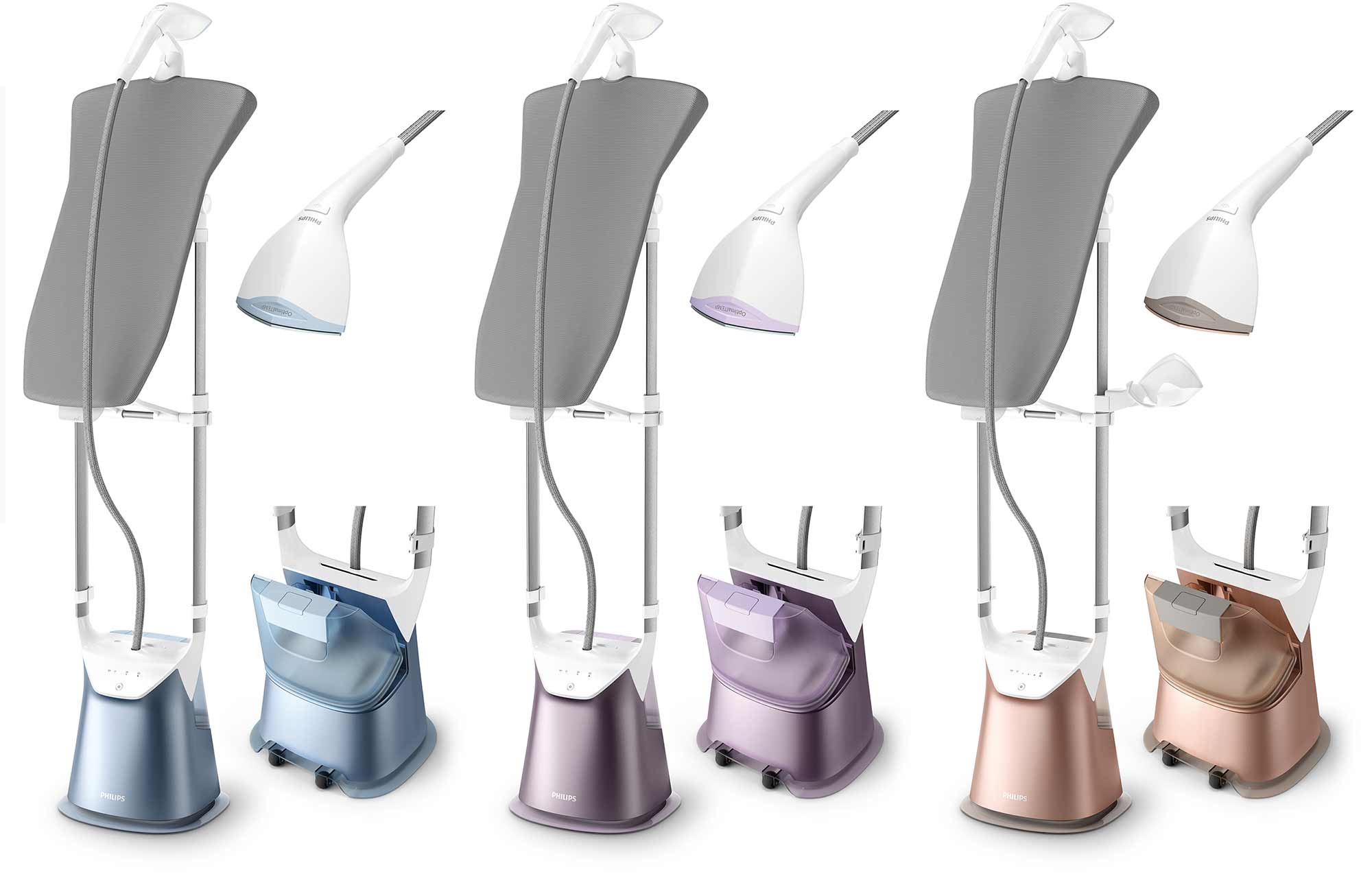 Freelance designer Eefje Sandmann CMF design for Philips Garment Care